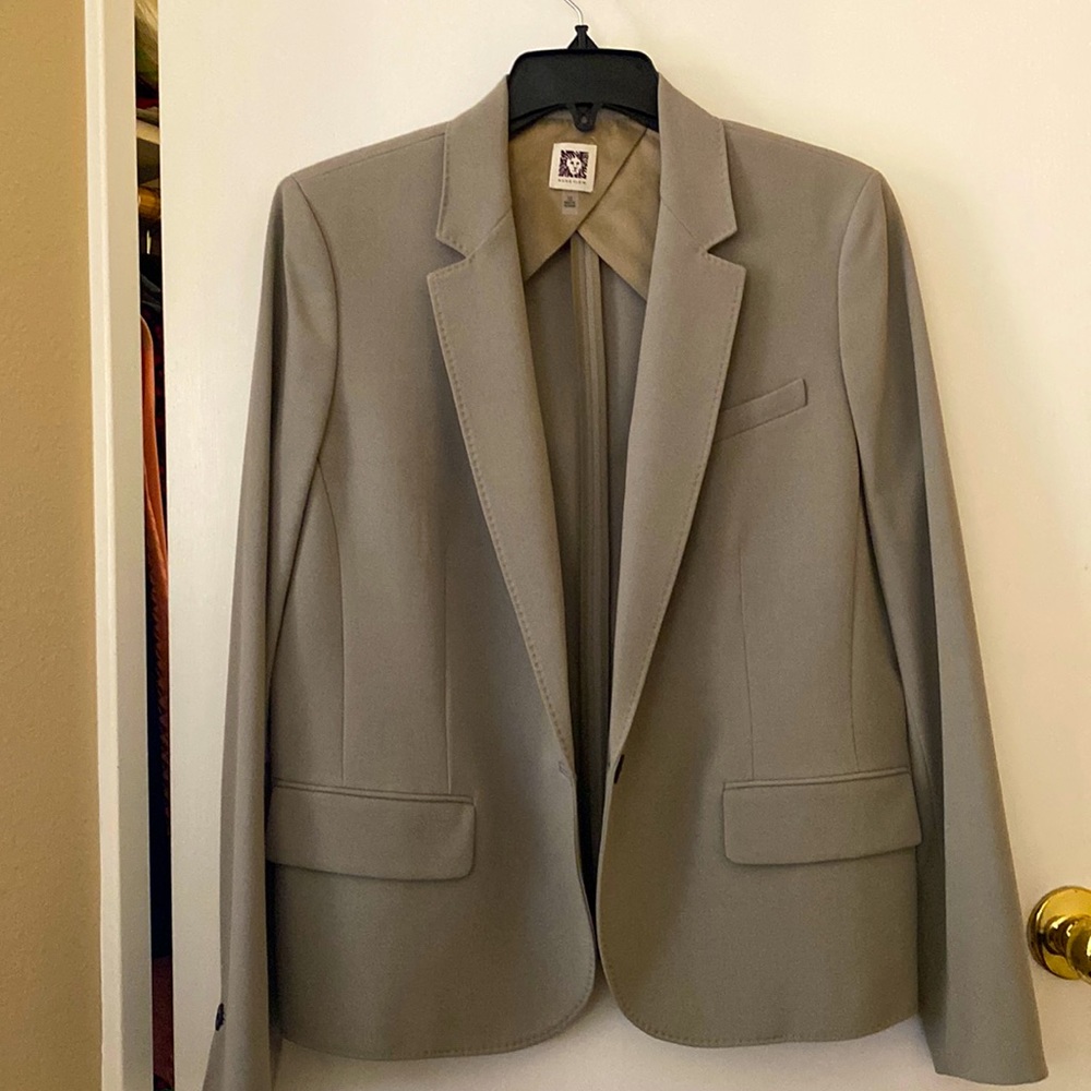 Anne Klein Women’s Long Sleeves One Button Two front Pockets Jacket/ Blazer